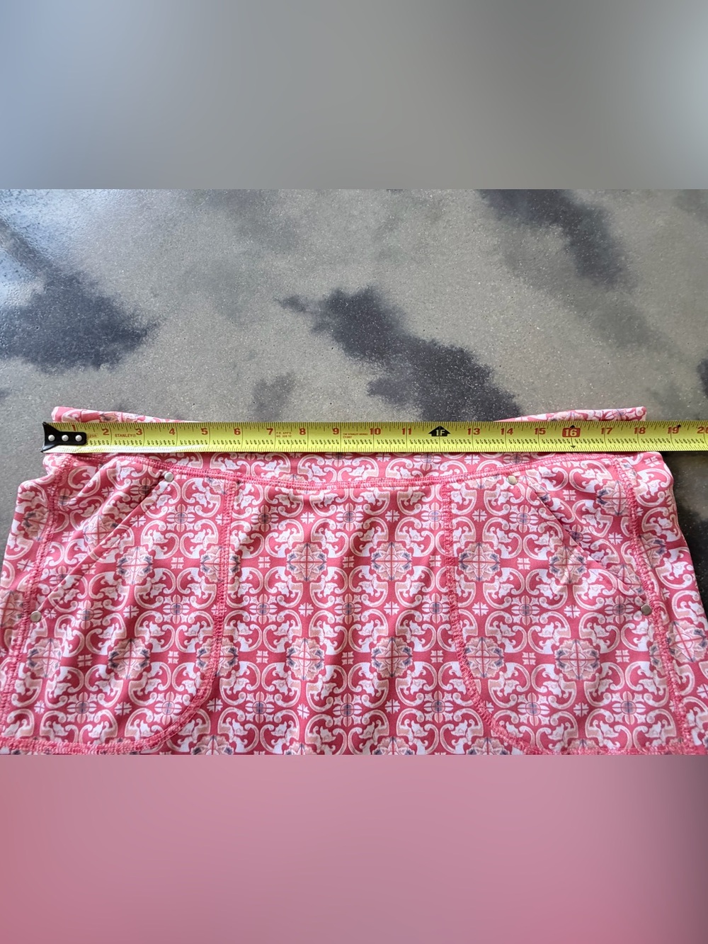Grand Slam Coral Pink Printed Pull-On Tennis Skort XL - Picture 8 of 8